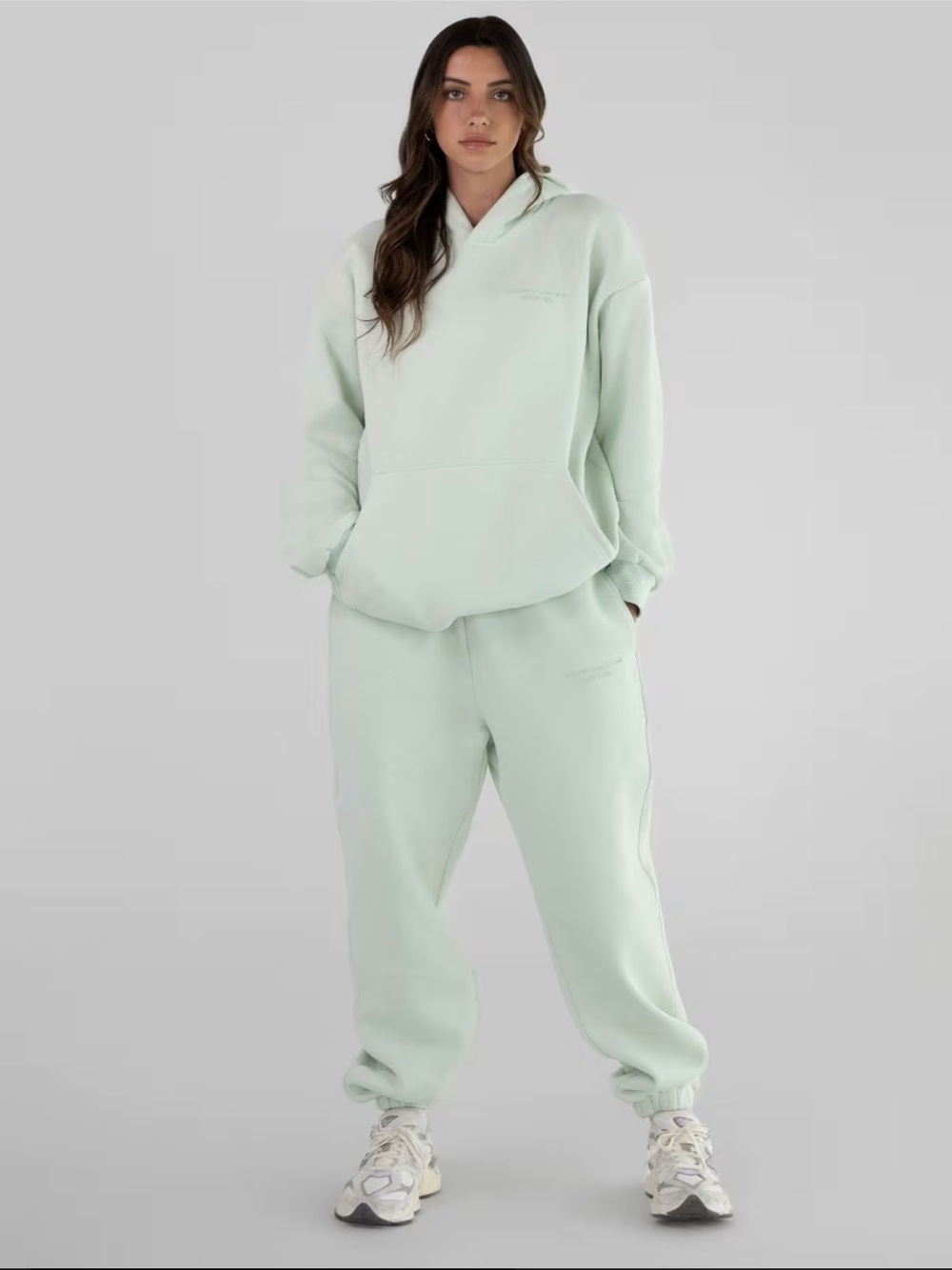COMFRT Limited Edition Pastel Edit Mint Hoodie and Jogger Set in Size L